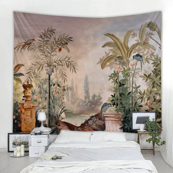 Tropical Garden Tapestry-ToShay.org