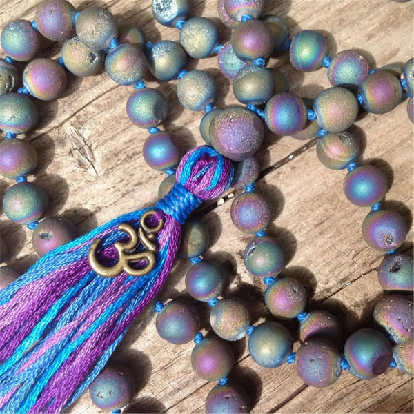 Rainbow Hematite Mala Beads-ToShay.org