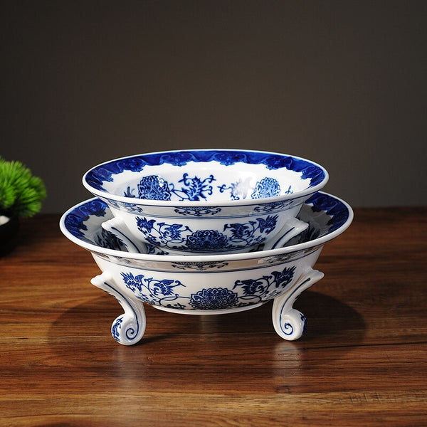 Blue White Ceramic Bowl-ToShay.org