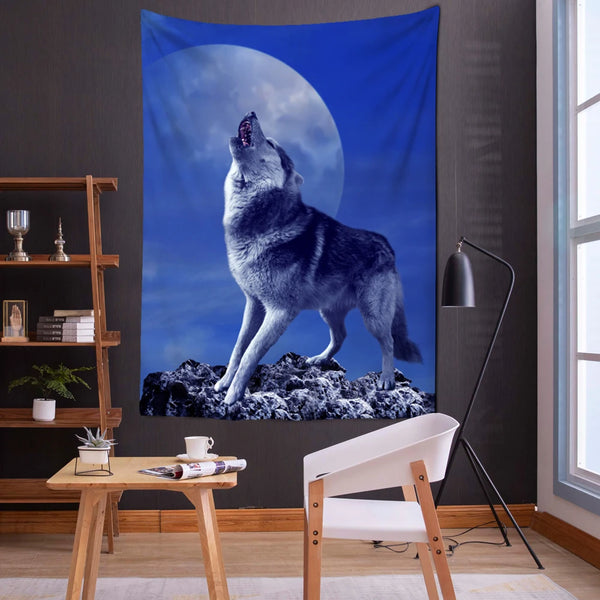 Wolf Art Tapestry-ToShay.org