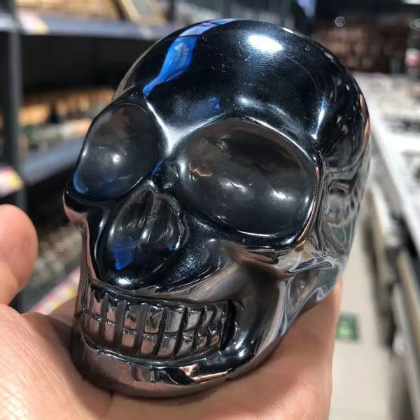 Silver Titanium Skull-ToShay.org