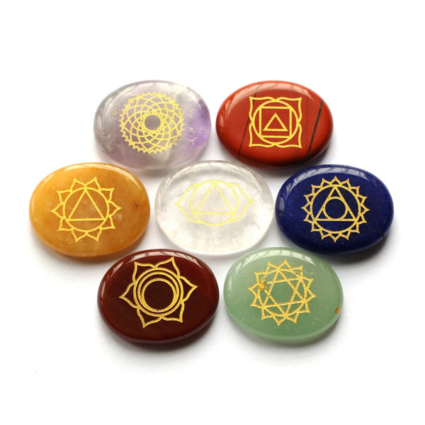 Chakra Crystal Palm Stones-ToShay.org