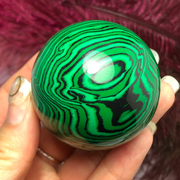 Green Malachite Ball-ToShay.org