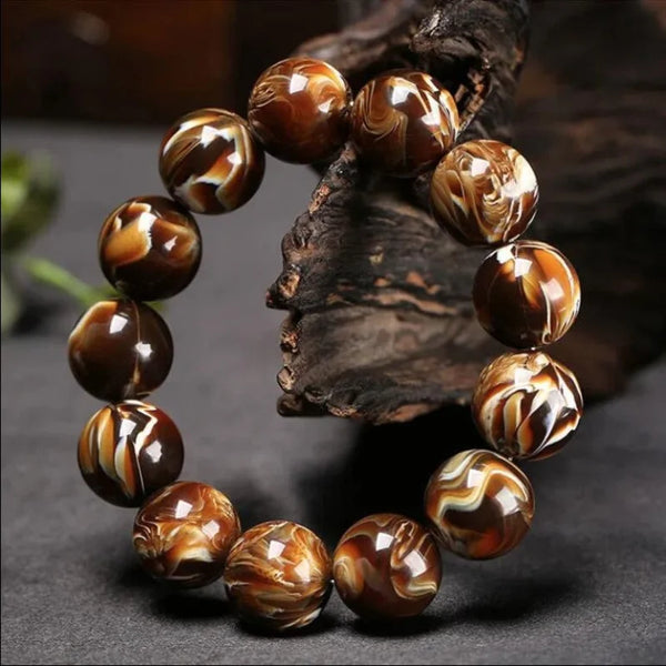 Yellow Amber Bead Bracelet-ToShay.org