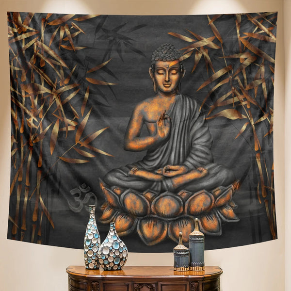 Buddha Meditation Tapestry-ToShay.org