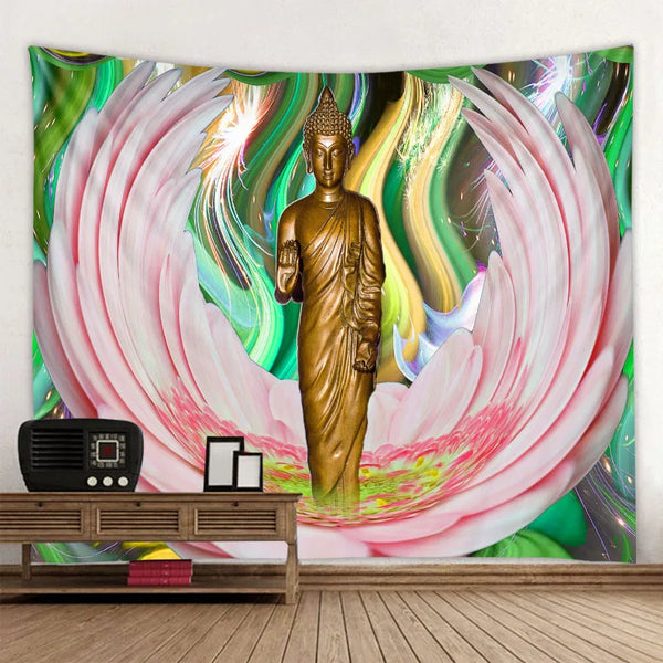 Buddha Meditation Tapestry-ToShay.org