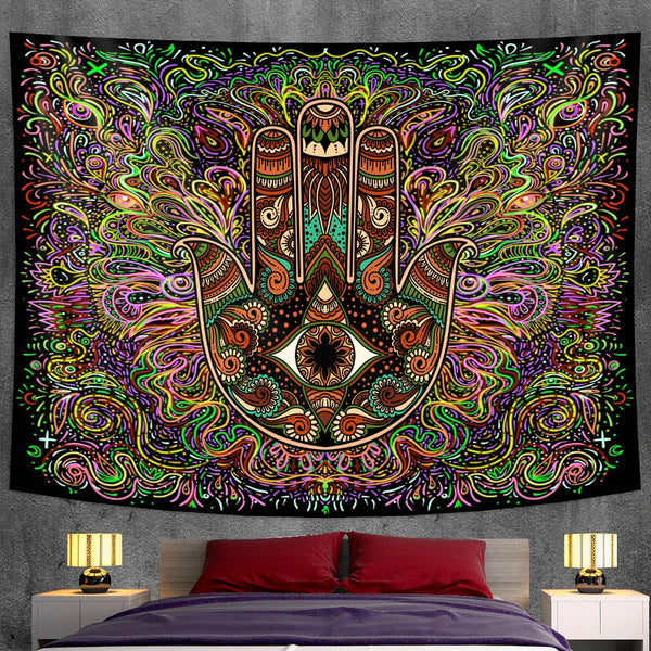 Hamsa Hand Tapestry-ToShay.org