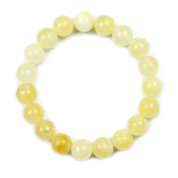 Yellow Citrine Bead Bracelet-ToShay.org