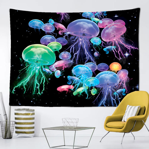 Mushroom Art Tapestry-ToShay.org