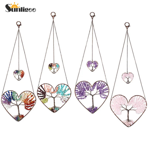 Heart Tree Crystal Suncatcher-ToShay.org