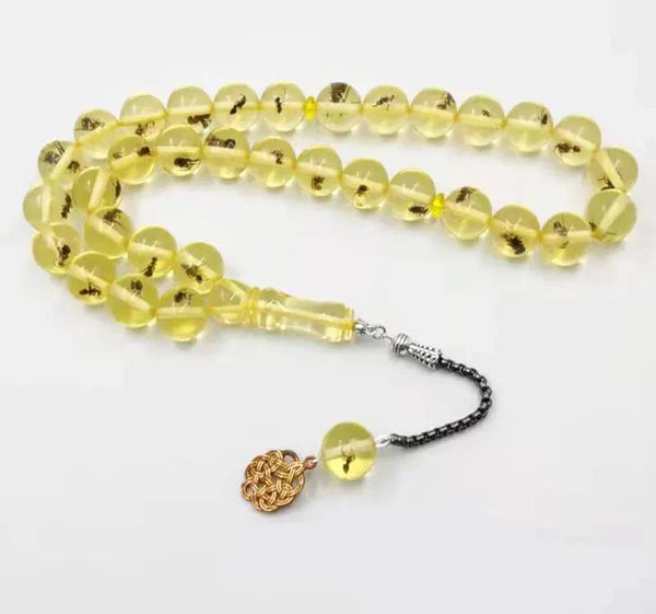 Yellow Insect Prayer Beads-ToShay.org