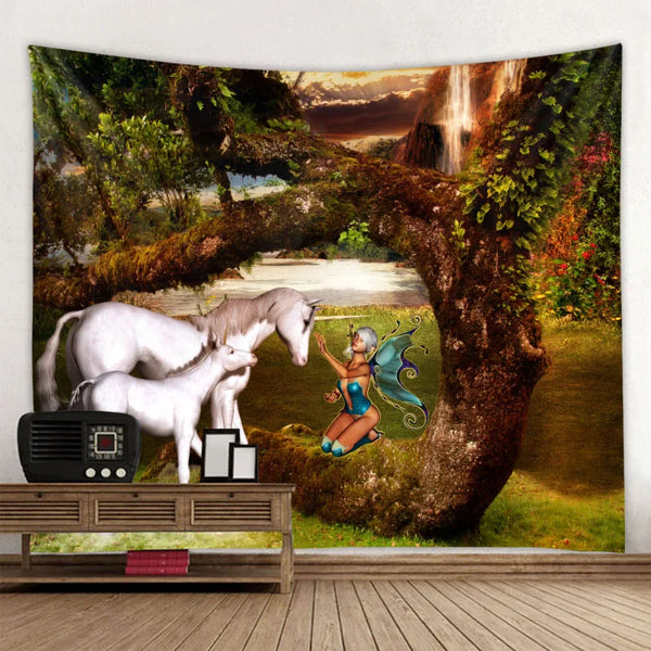 Unicorn Art Tapestry-ToShay.org