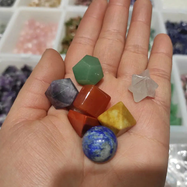 Chakra Crystal Platonic Solids-ToShay.org