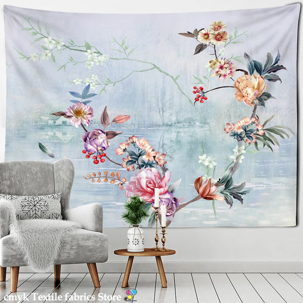 Flower Art Tapestry-ToShay.org