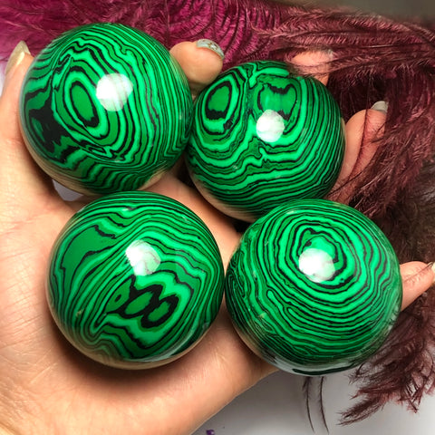 Green Malachite Ball-ToShay.org