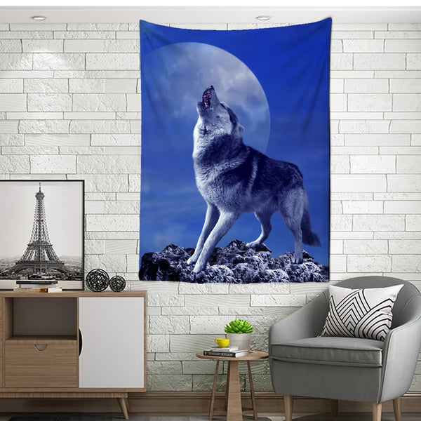 Wolf Art Tapestry-ToShay.org