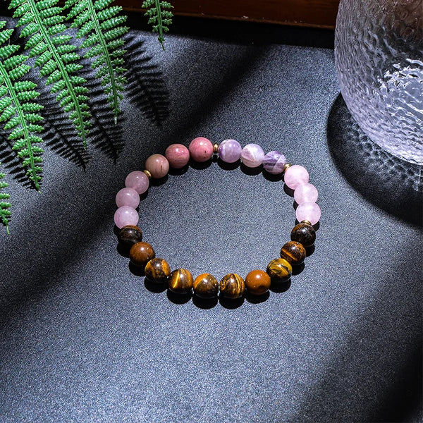 Pink Rose Quartz Mala Beads-ToShay.org