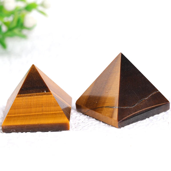 Yellow Tiger Eye Pyramid-ToShay.org