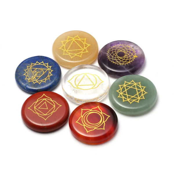 Chakra Crystal Palm Stones-ToShay.org