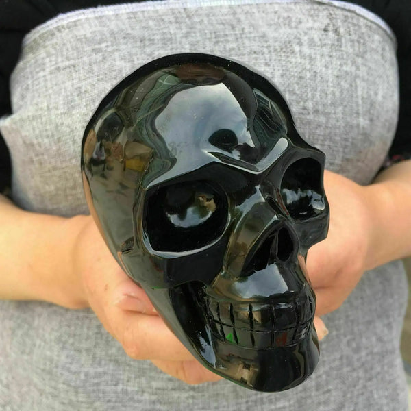 Black Obsidian Skull-ToShay.org