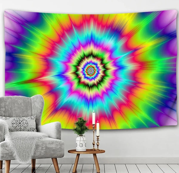 Mandala Swirl Art Tapestry-ToShay.org