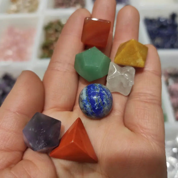 Chakra Crystal Platonic Solids-ToShay.org