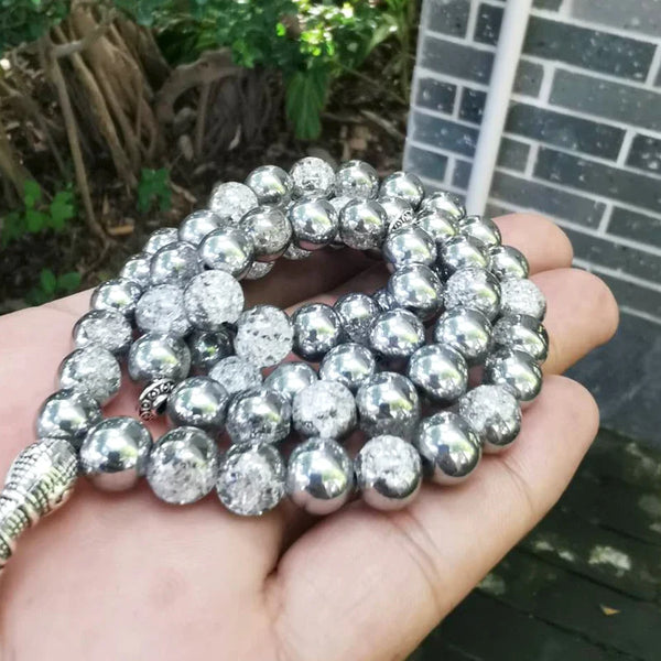 Silver Crystal Prayer Beads-ToShay.org