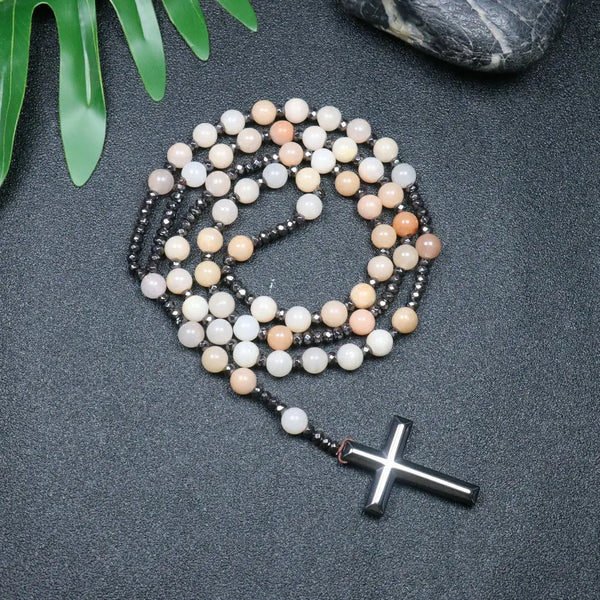 Mixed Quartz Crystal Rosary Beads-ToShay.org