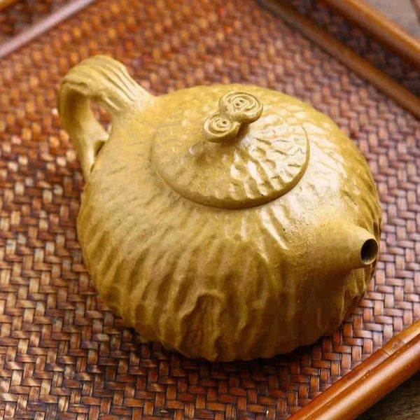 Yellow Yixing Clay Tea Pot-ToShay.org