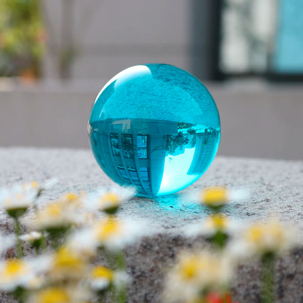 Blue Aqua Crystal Ball-ToShay.org