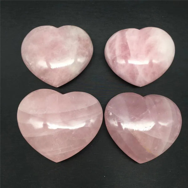 Pink Rose Quartz Heart-ToShay.org