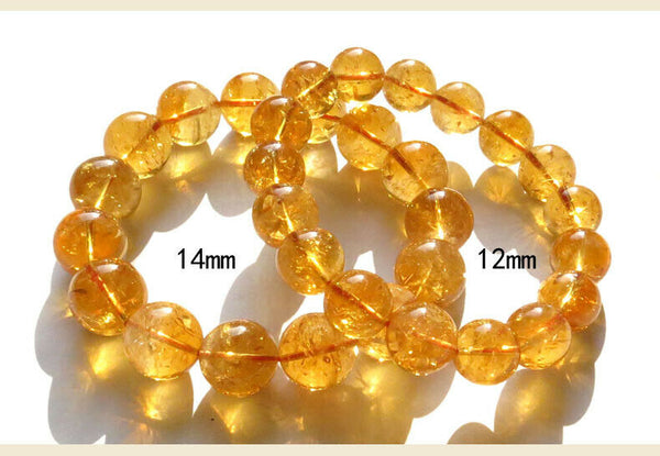 Yellow Citrine Bead Bracelets-ToShay.org