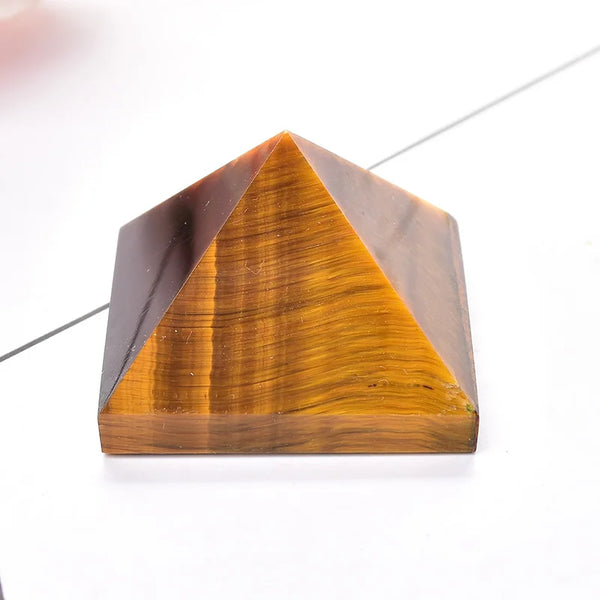 Yellow Tiger Eye Pyramid-ToShay.org