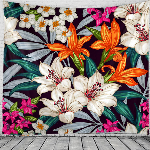 Tropical Plant Tapestry-ToShay.org