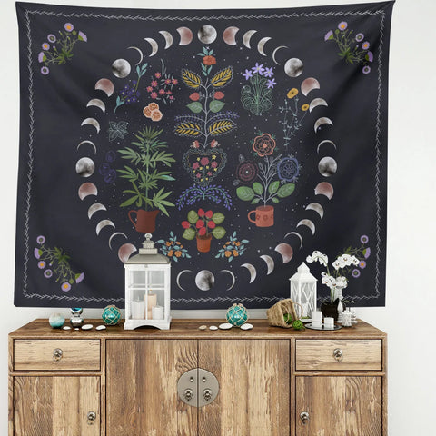 Moon Phase Tapestry-ToShay.org