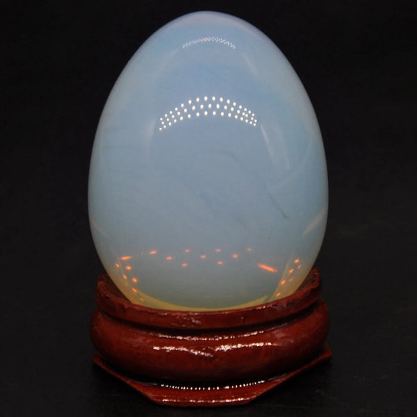 White Opalite Egg-ToShay.org