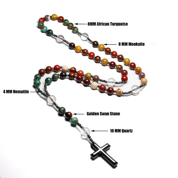 Red Mookaite Rosary-ToShay.org