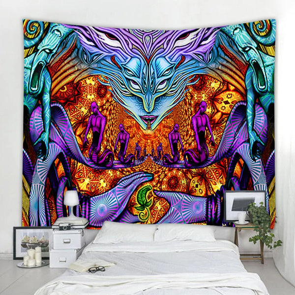 Psychedelic Art Tapestry-ToShay.org