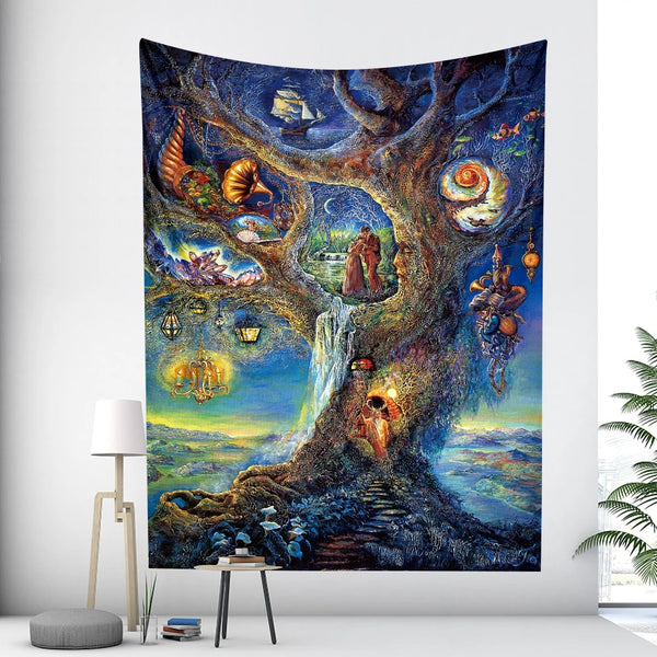 Moon Art Tapestry-ToShay.org