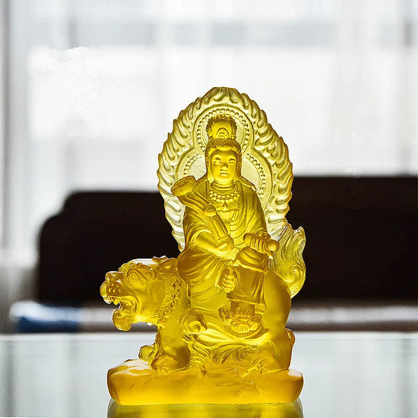 Yellow Manjusri Buddha-ToShay.org