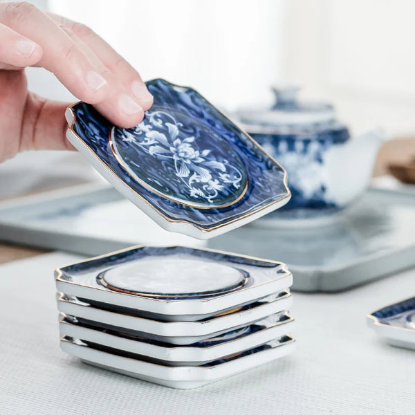 Blue White Porcelain Tea Set-ToShay.org