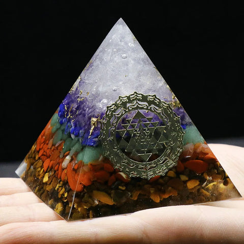 Energy Chakra Orgonite Pyramid-ToShay.org