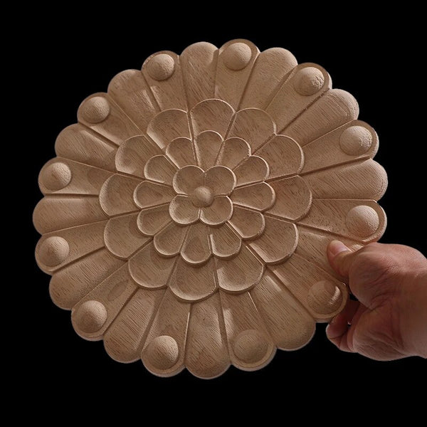 Wood Carved Flower Panel-ToShay.org