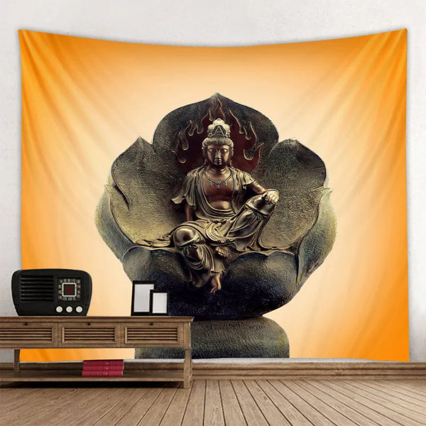 Buddha Meditation Tapestry-ToShay.org