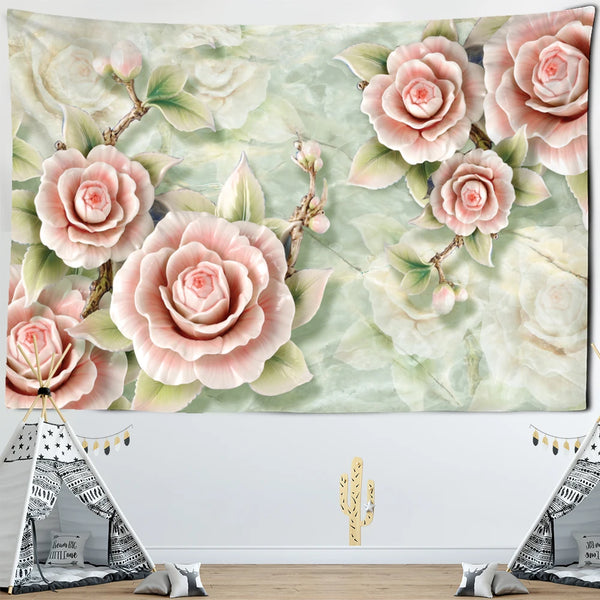 Flower Art Tapestry-ToShay.org