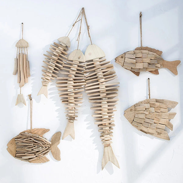 Wood Fish Wall Deco-ToShay.org