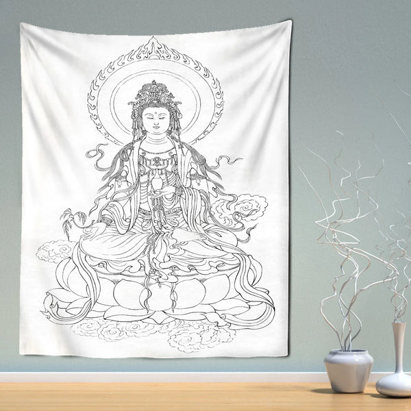 Buddha Art Tapestry-ToShay.org