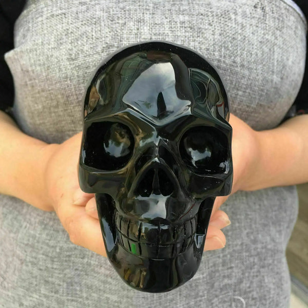 Black Obsidian Skull-ToShay.org