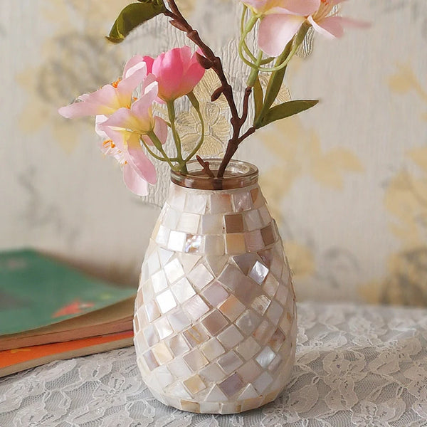 Mosaic Glass Vase-ToShay.org