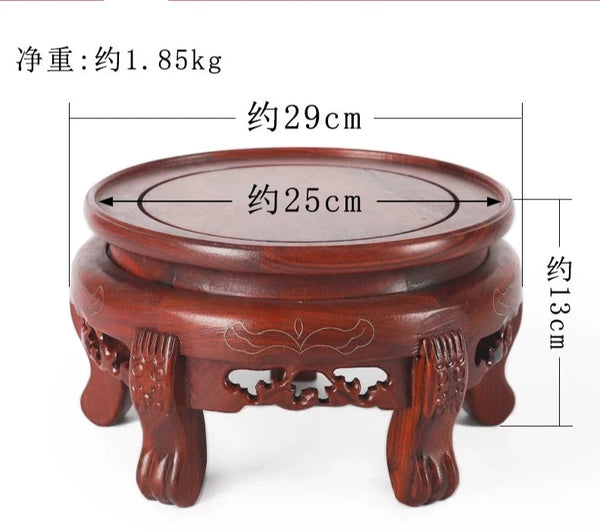 Red Sandalwood Carved Base-ToShay.org